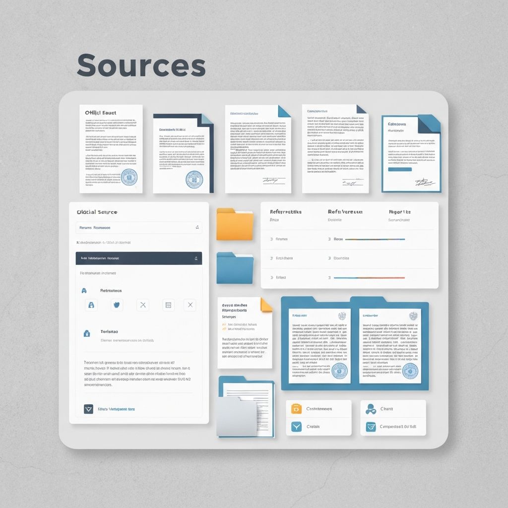 Различные типы источников и документы